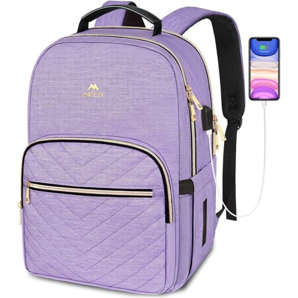 Laptop Backpack for Women, Anti Theft 15.6 inch College School Bookbag for Girls